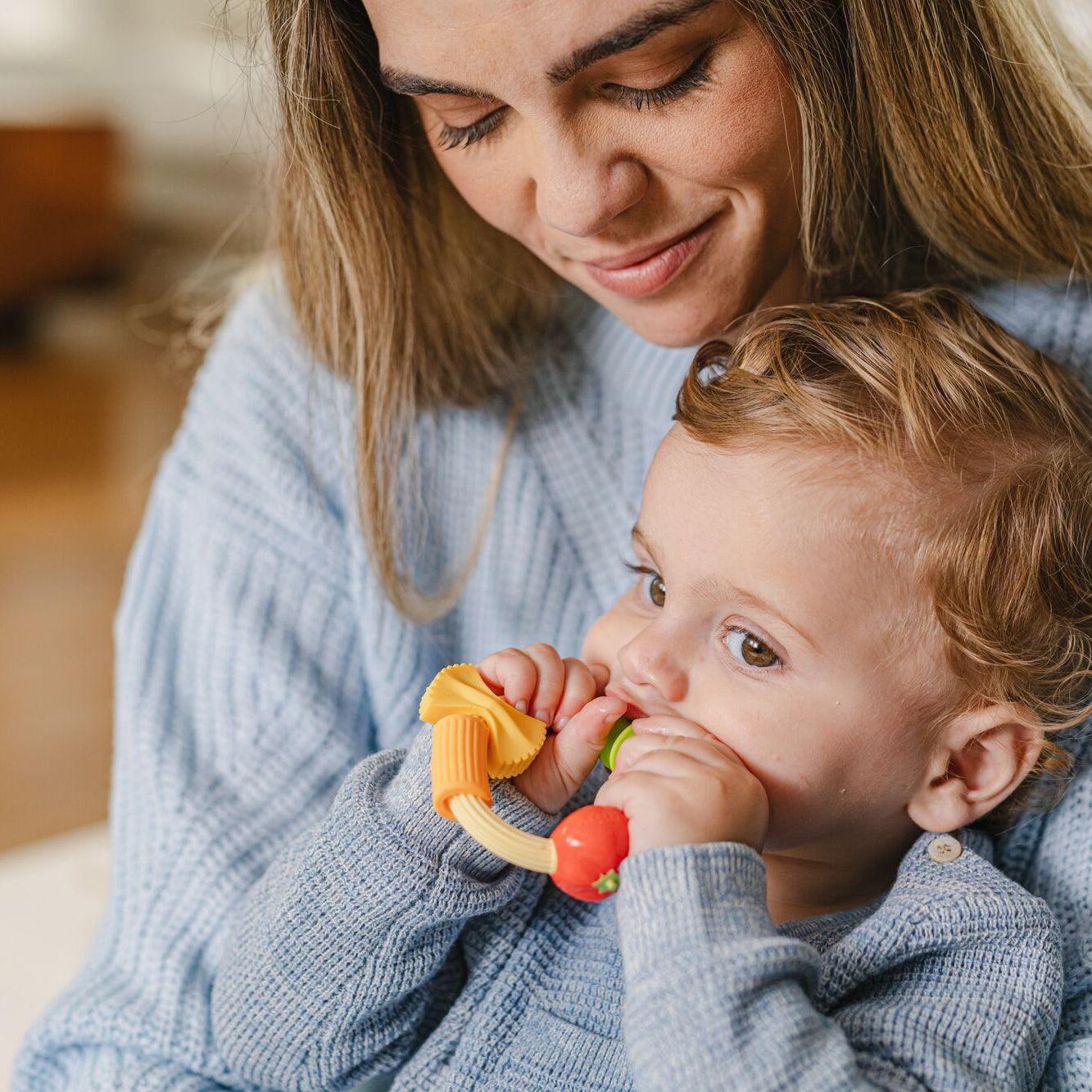 Pasta Silicone Teething Ring #126L6