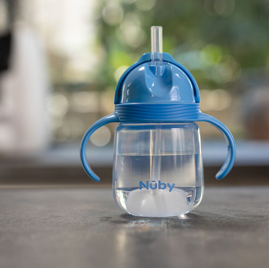 Clik-it Flip-It Straw Cup (2 Pack) | Light Blue/Aqua #2830M