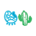 Silicone Mini Teethers (2 Pack) | Dino & Cactus #0701R