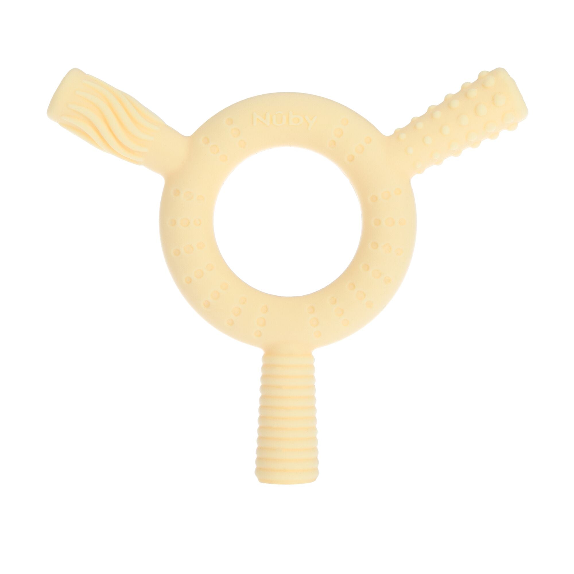 Hollow Sensory Tube Teethers | Green/Yellow #19315