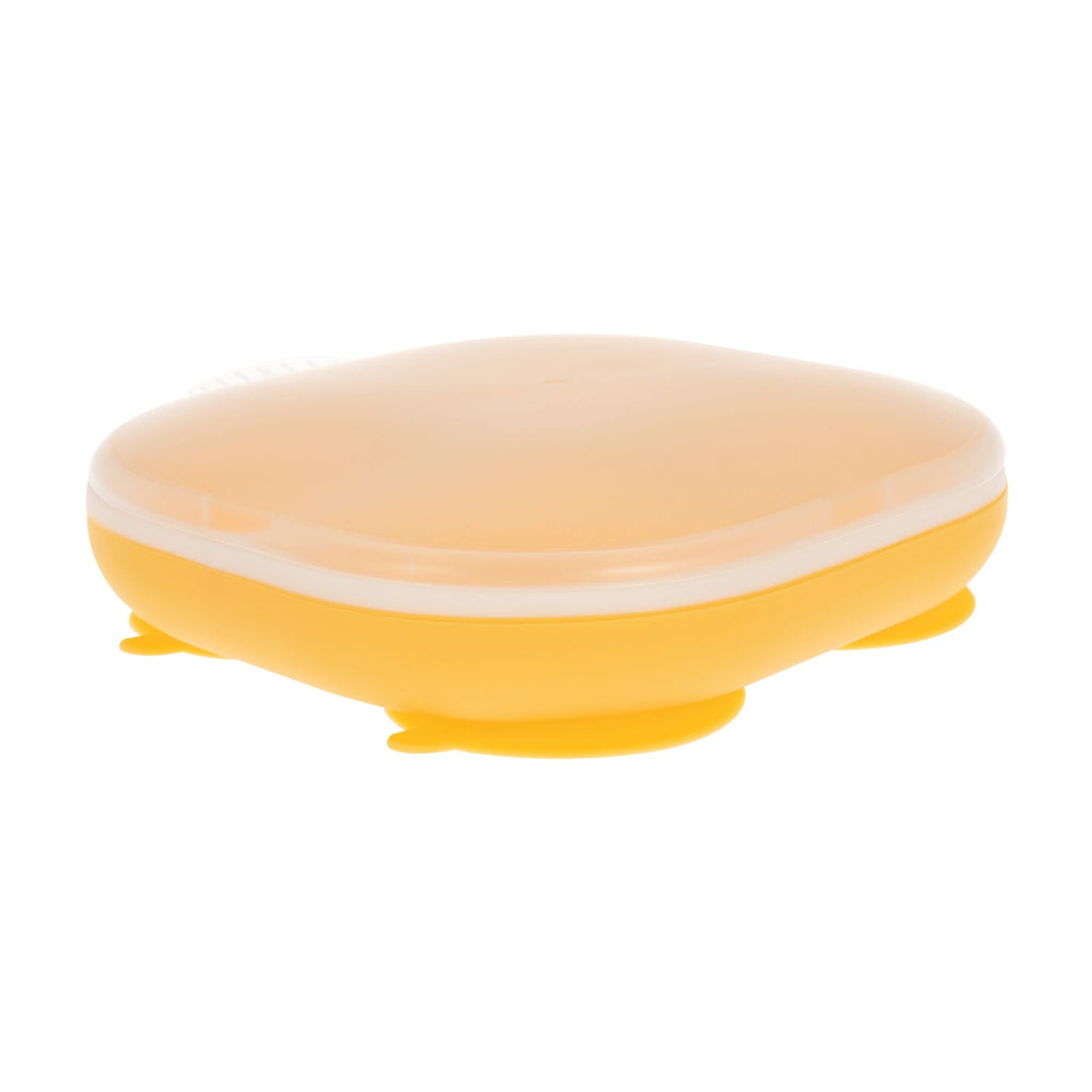 Rectangular Silicone Suction Plate (2 Pack) | Yellow / Blue #100M2