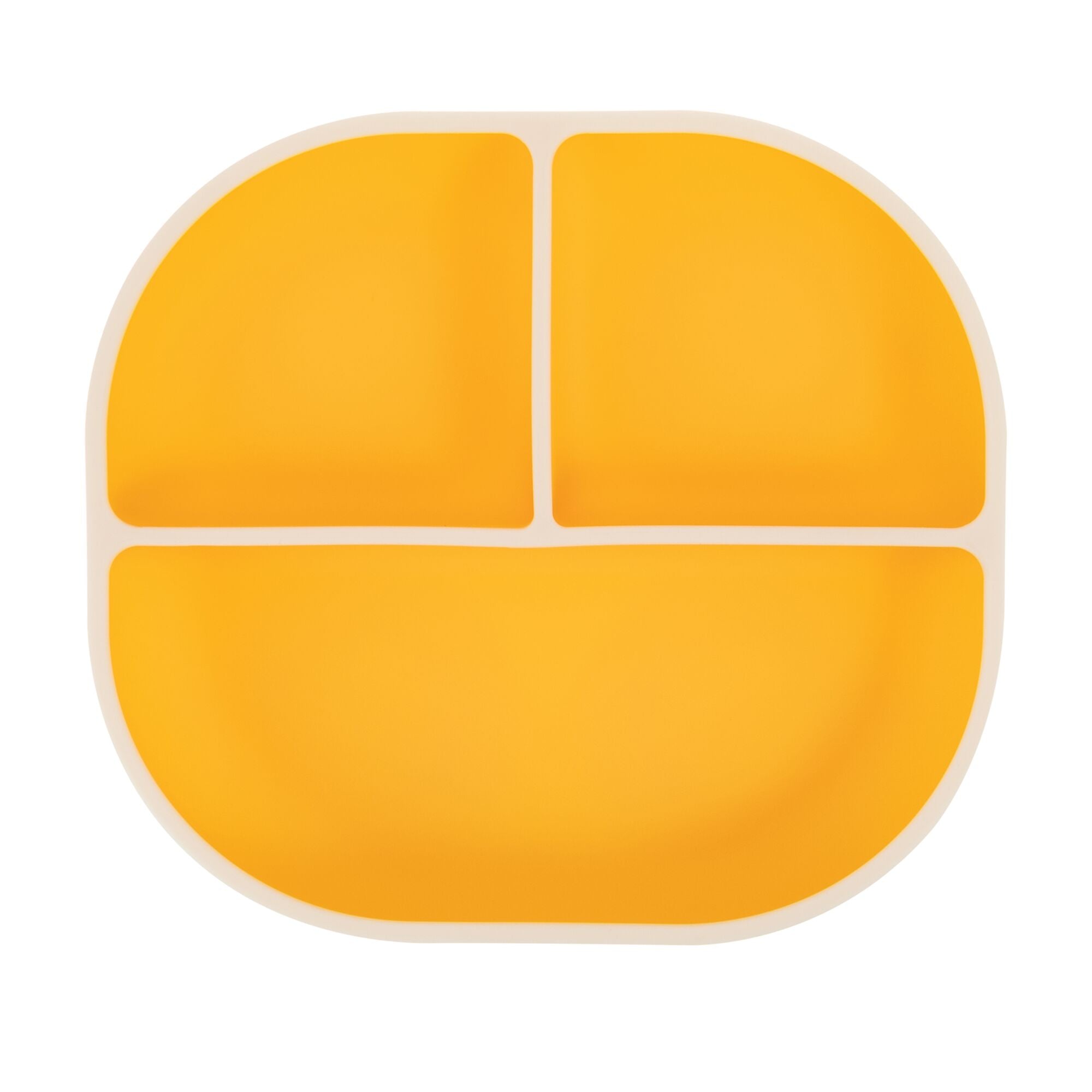 Rectangular Silicone Suction Plate (2 Pack) | Yellow / Blue #100M2