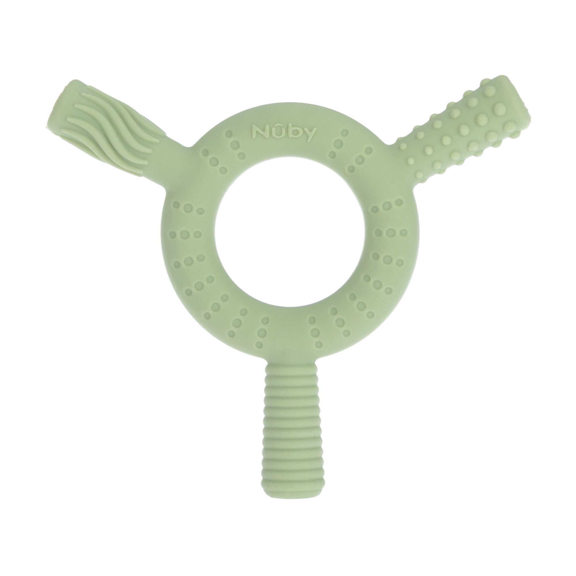 Hollow Sensory Tube Teethers | Green/Blue #195OQ