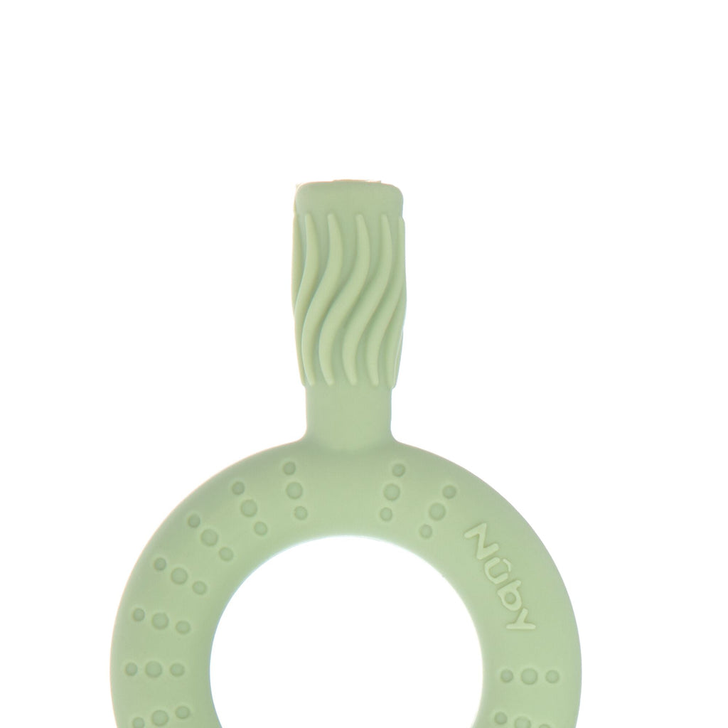 Hollow Sensory Tube Teethers | Green/Blue #195OQ