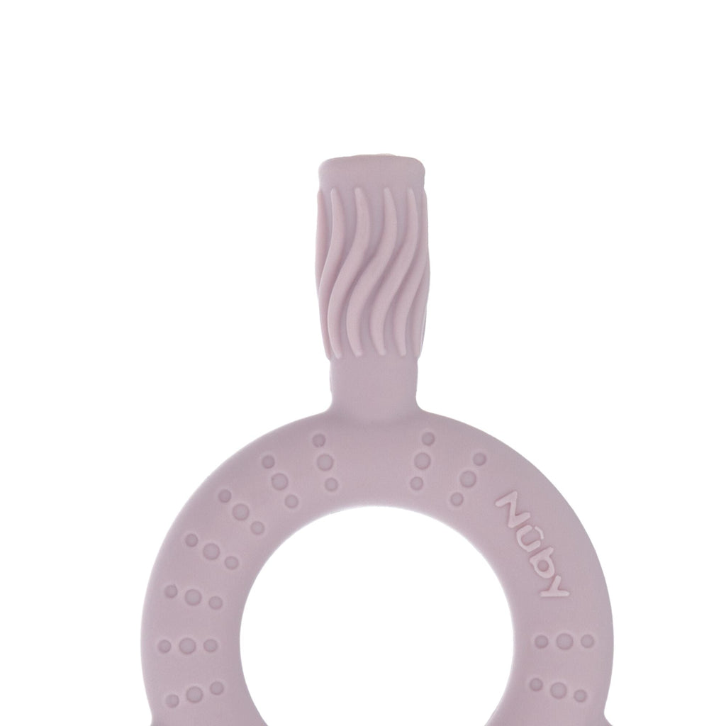 Hollow Sensory Tube Teethers | Pink/Plum #194WH