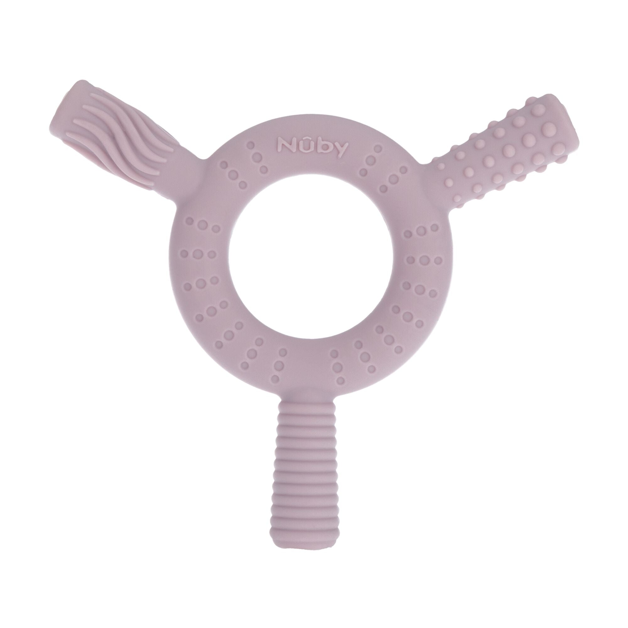 Hollow Sensory Tube Teethers | Pink/Plum #194WH