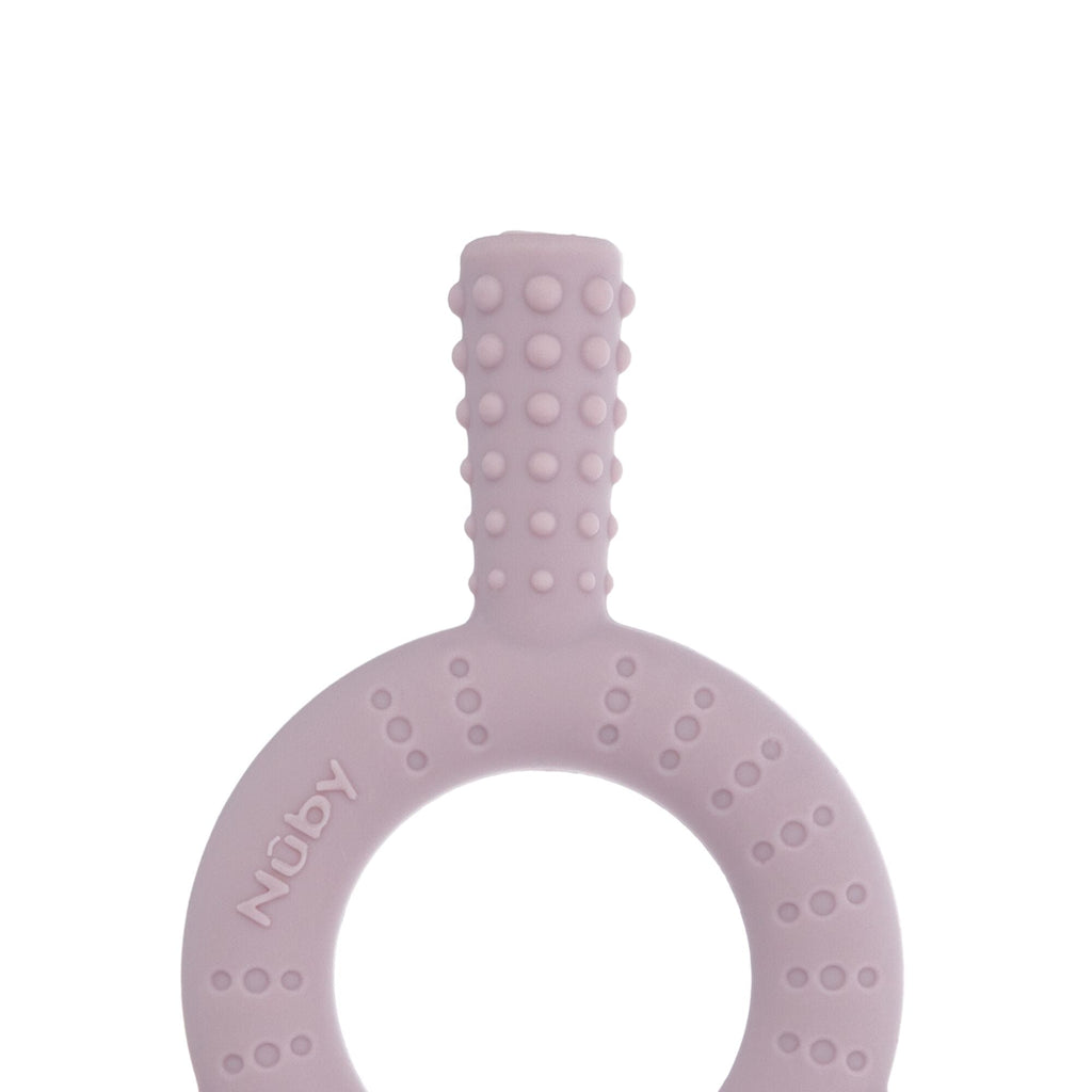 Hollow Sensory Tube Teethers | Pink/Plum #194WH