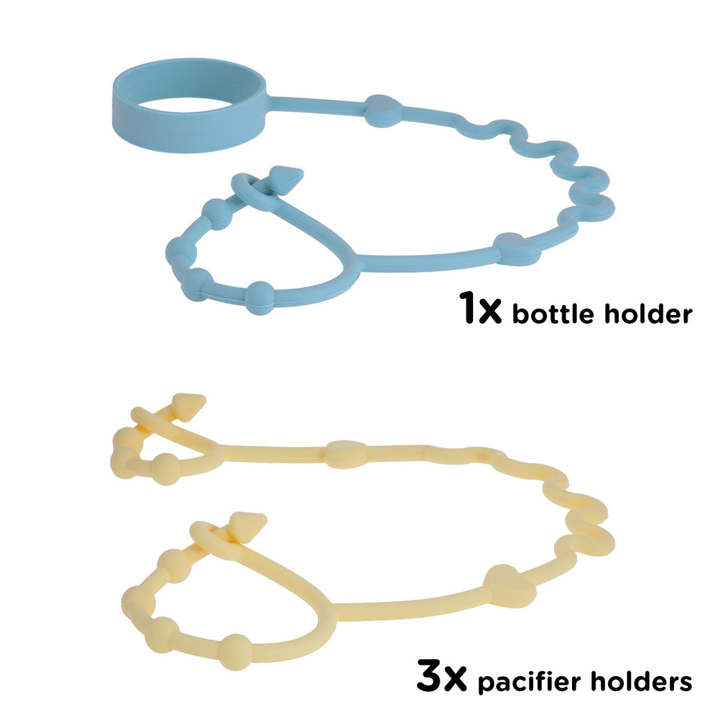 Pacifier & Bottle Bungee Set (4 Pack) #130QS