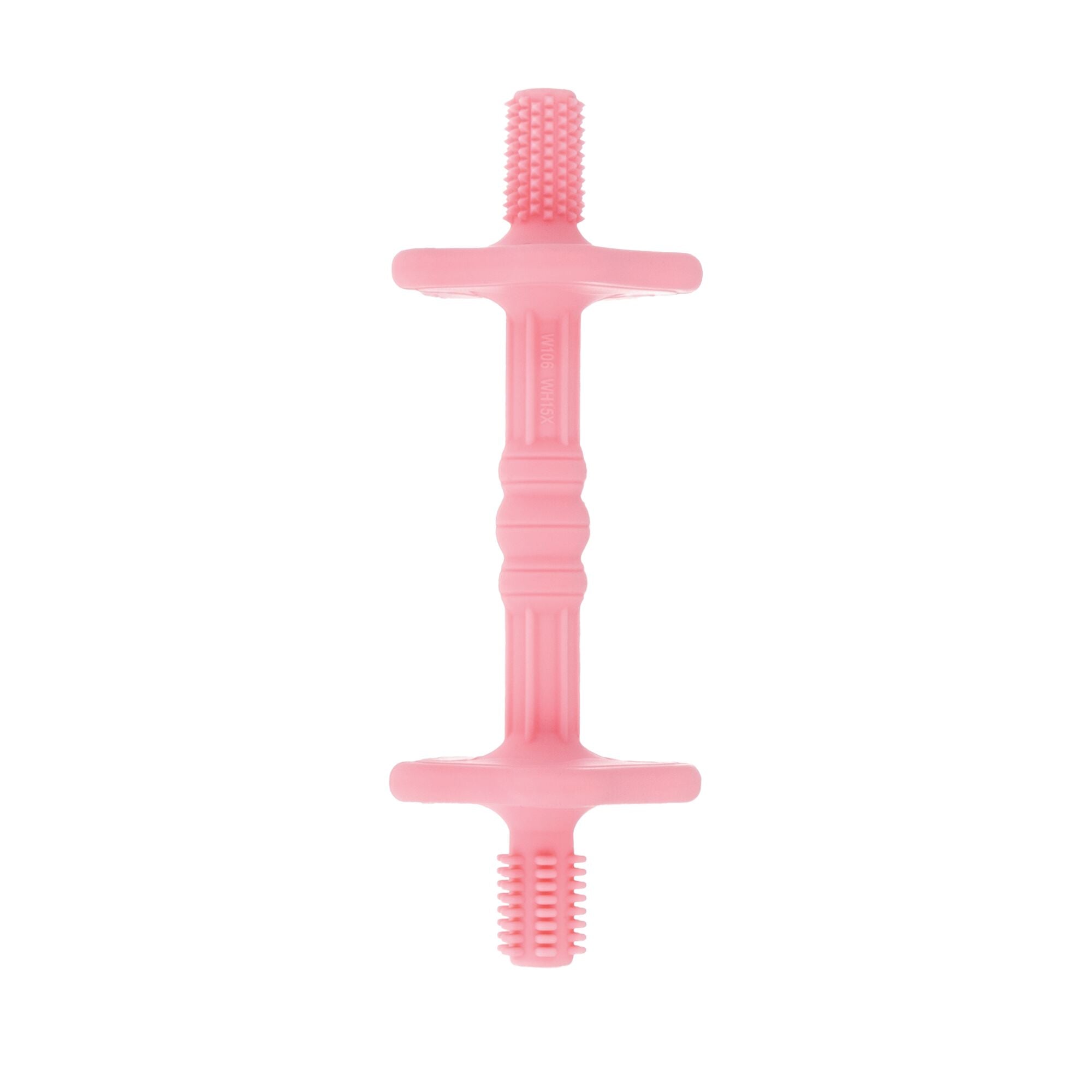 Hollow Sensory Tube Teethers | Pink/Plum #194WH