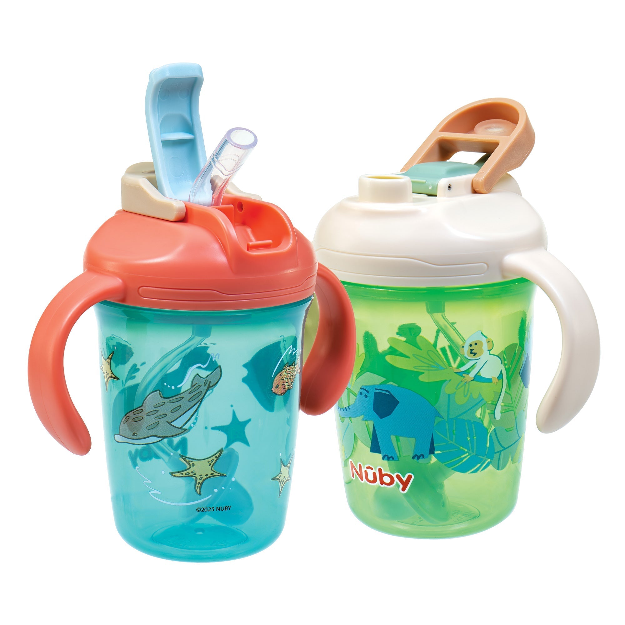 2-in-1 Toddler Cup (2 Pack) | Jungle & Ocean #149RQ