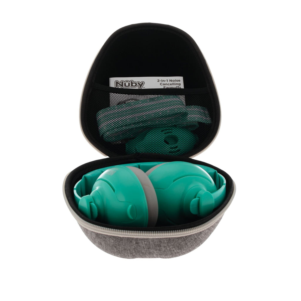 Soft Sounds 2-in-1 Noise Cancelling Earmuffs | Aqua #3770Q
