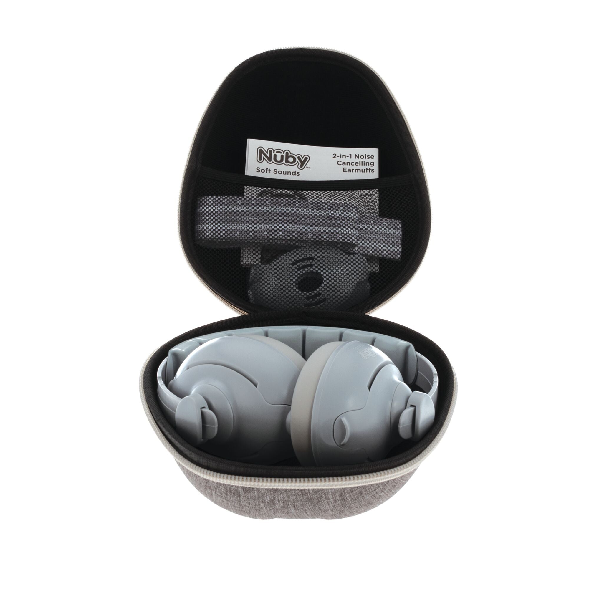 Soft Sounds 2-in-1 Noise Cancelling Earmuffs | Grey #376GN