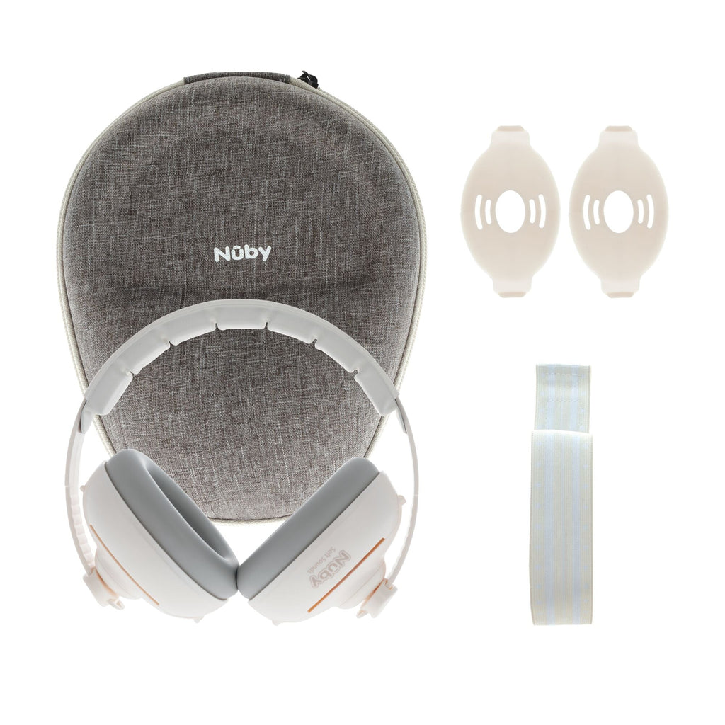 Soft Sounds 2-in-1 Noise Cancelling Earmuffs | White #372FA