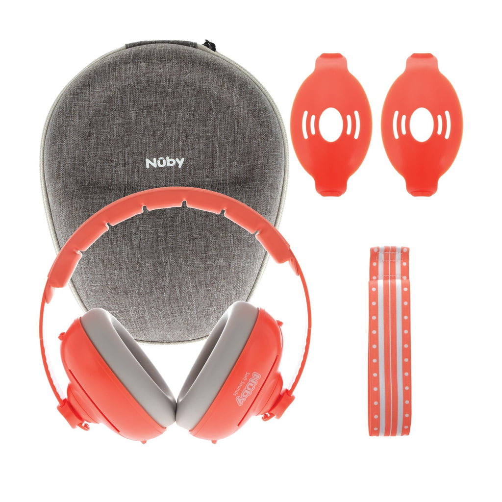 Soft Sounds 2-in-1 Noise Cancelling Earmuffs | Orange #375WB