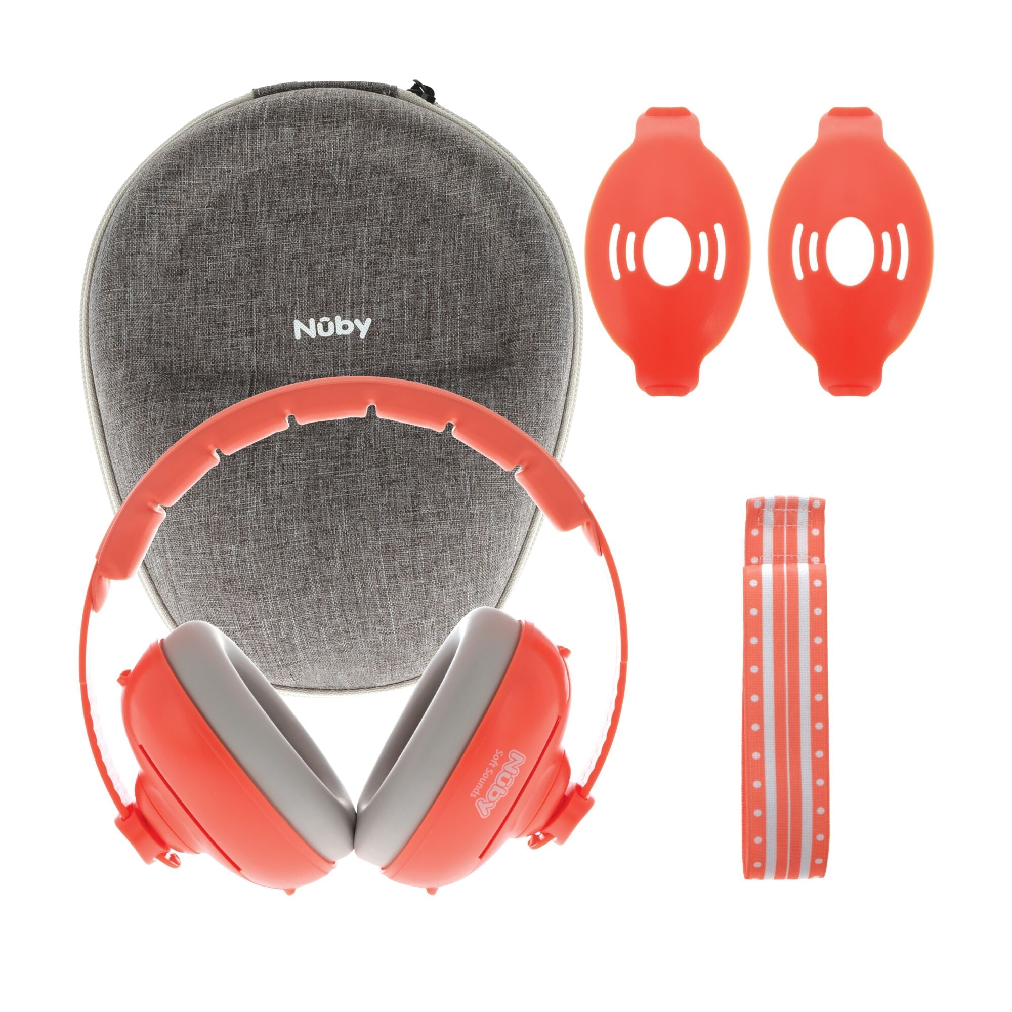 Soft Sounds 2-in-1 Noise Cancelling Earmuffs | Orange #375WB