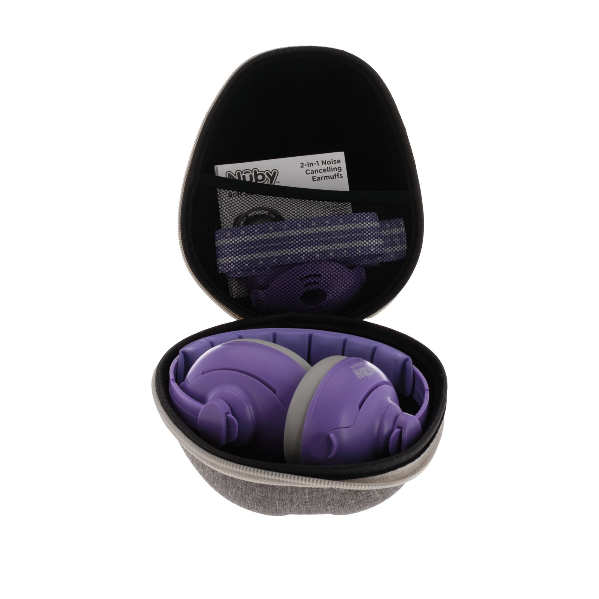 Soft Sounds 2-in-1 Noise Cancelling Earmuffs | Purple #37320