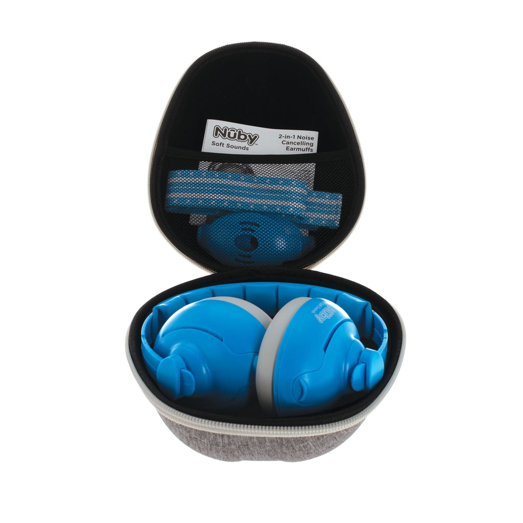 Soft Sounds 2-in-1 Noise Cancelling Earmuffs | Blue #379KE