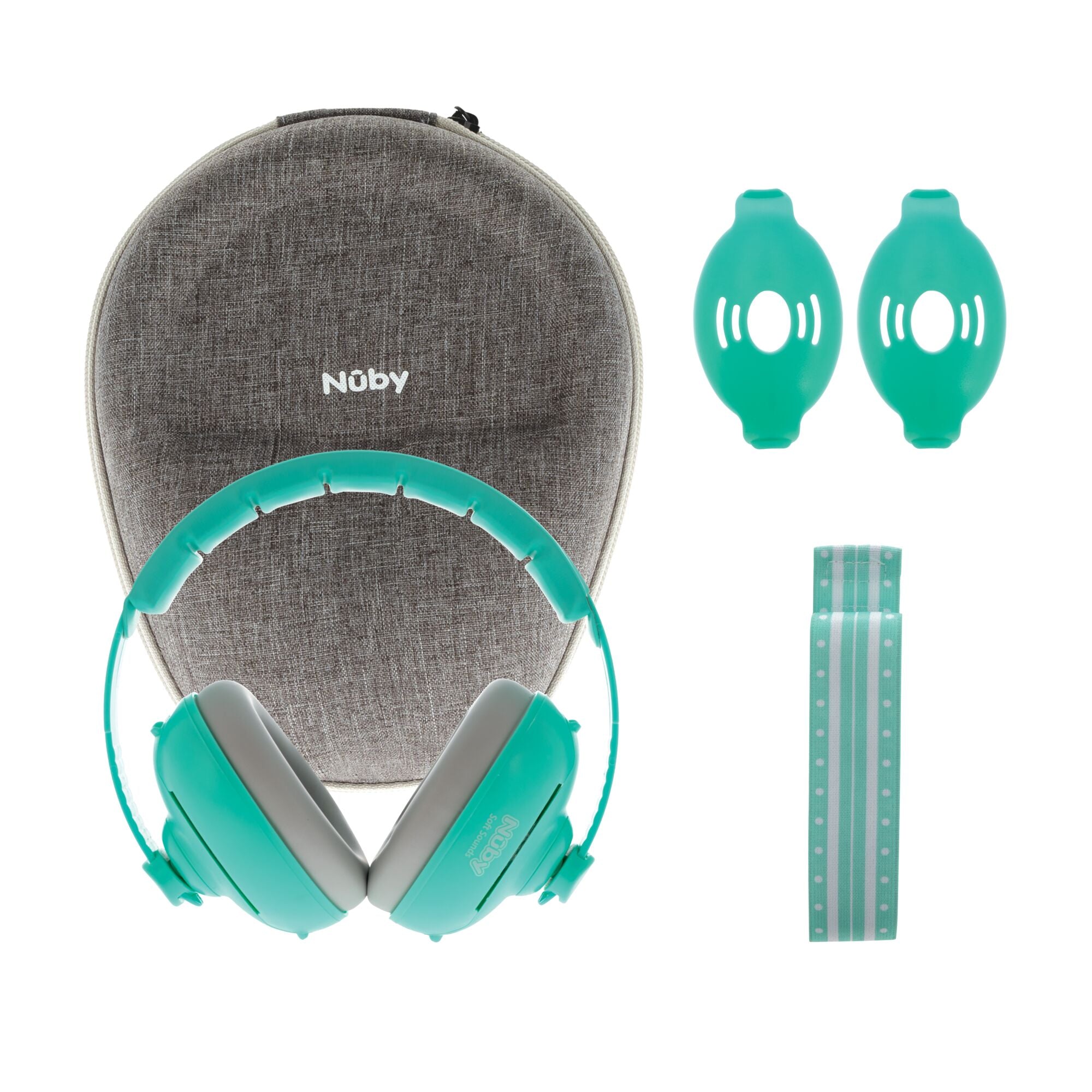 Soft Sounds 2-in-1 Noise Cancelling Earmuffs | Aqua #3770Q