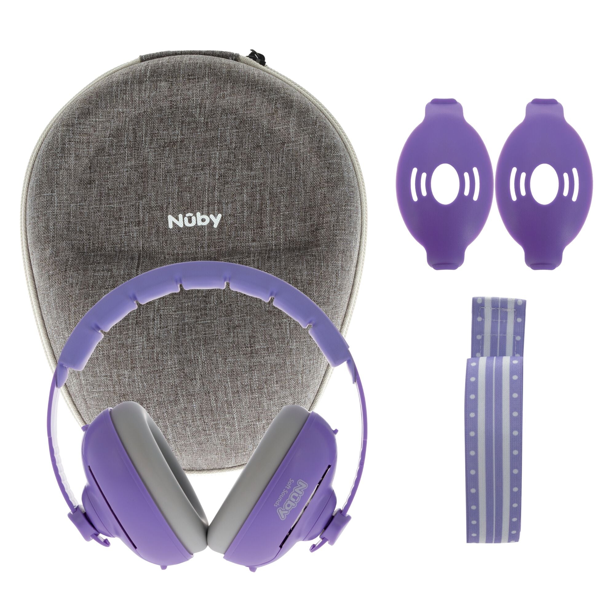 Soft Sounds 2-in-1 Noise Cancelling Earmuffs | Purple #37320