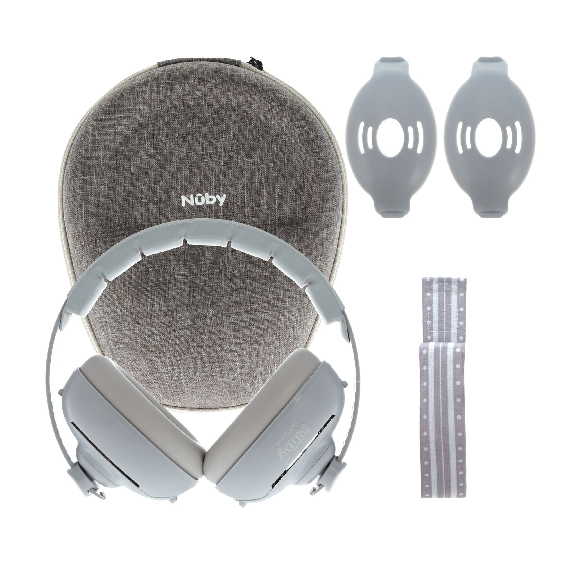 Soft Sounds 2-in-1 Noise Cancelling Earmuffs | Grey #376GN