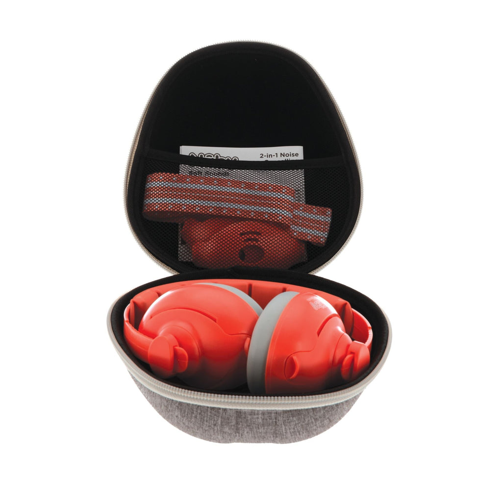 Soft Sounds 2-in-1 Noise Cancelling Earmuffs | Orange #375WB