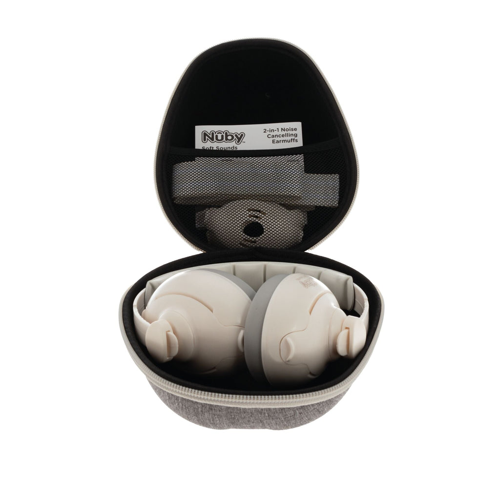Soft Sounds 2-in-1 Noise Cancelling Earmuffs | White #372FA