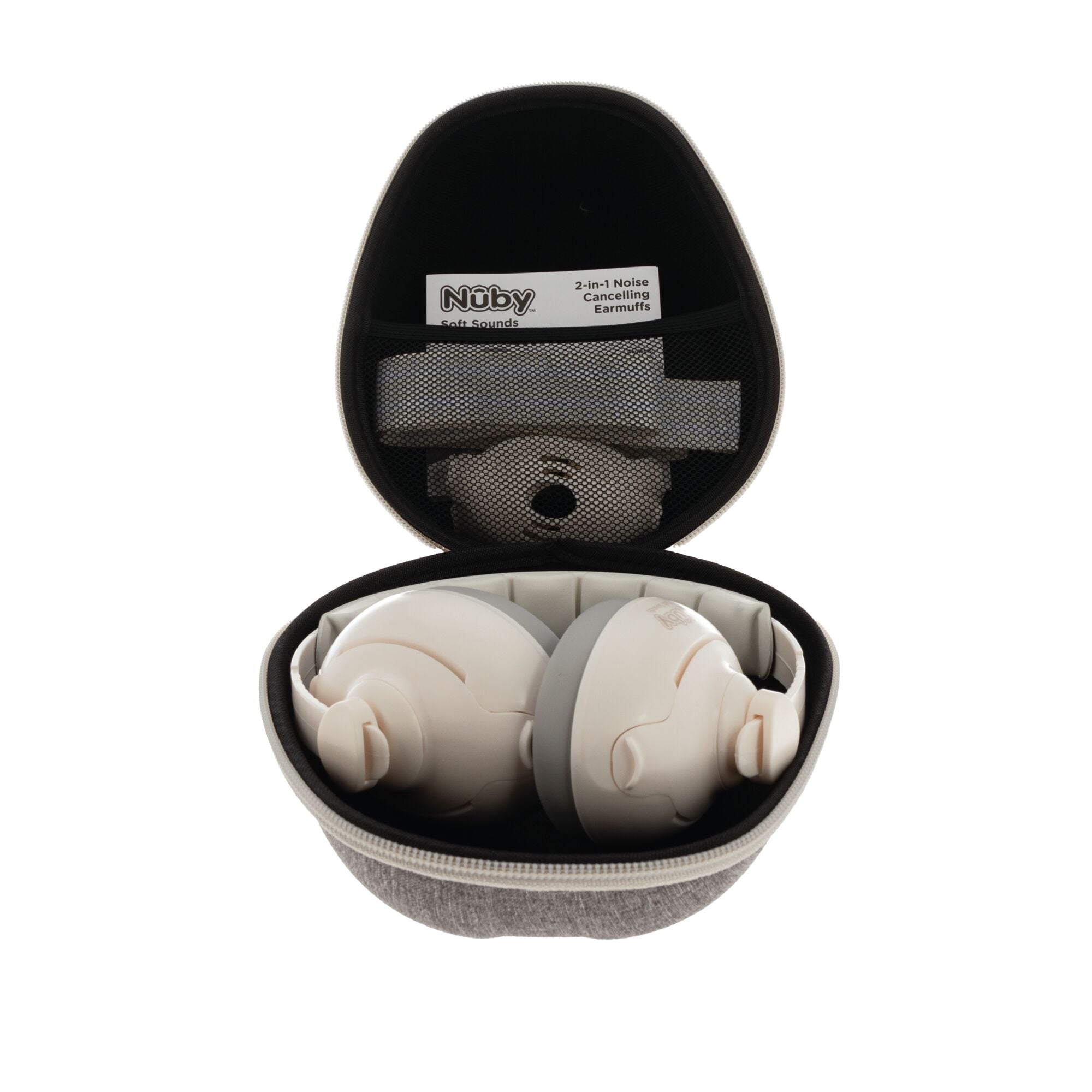 Soft Sounds 2-in-1 Noise Cancelling Earmuffs | White #372FA