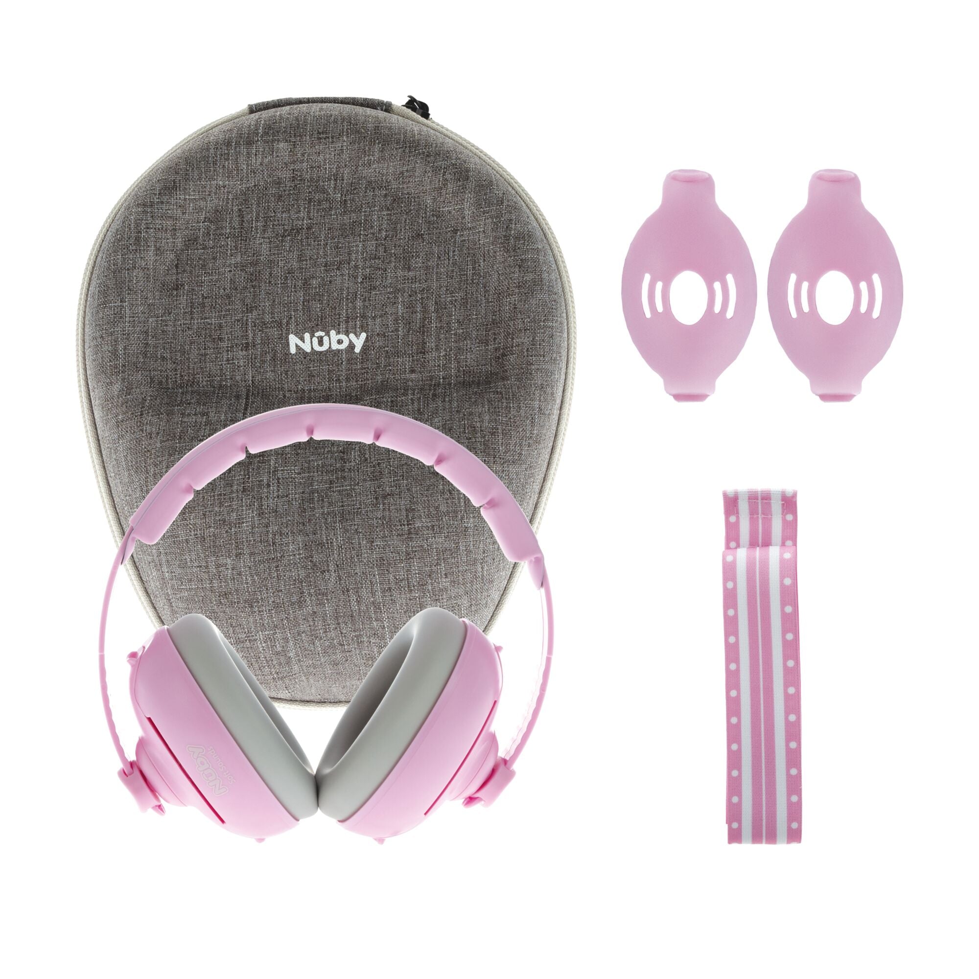 Soft Sounds 2-in-1 Noise Cancelling Earmuffs | Pink #374WF