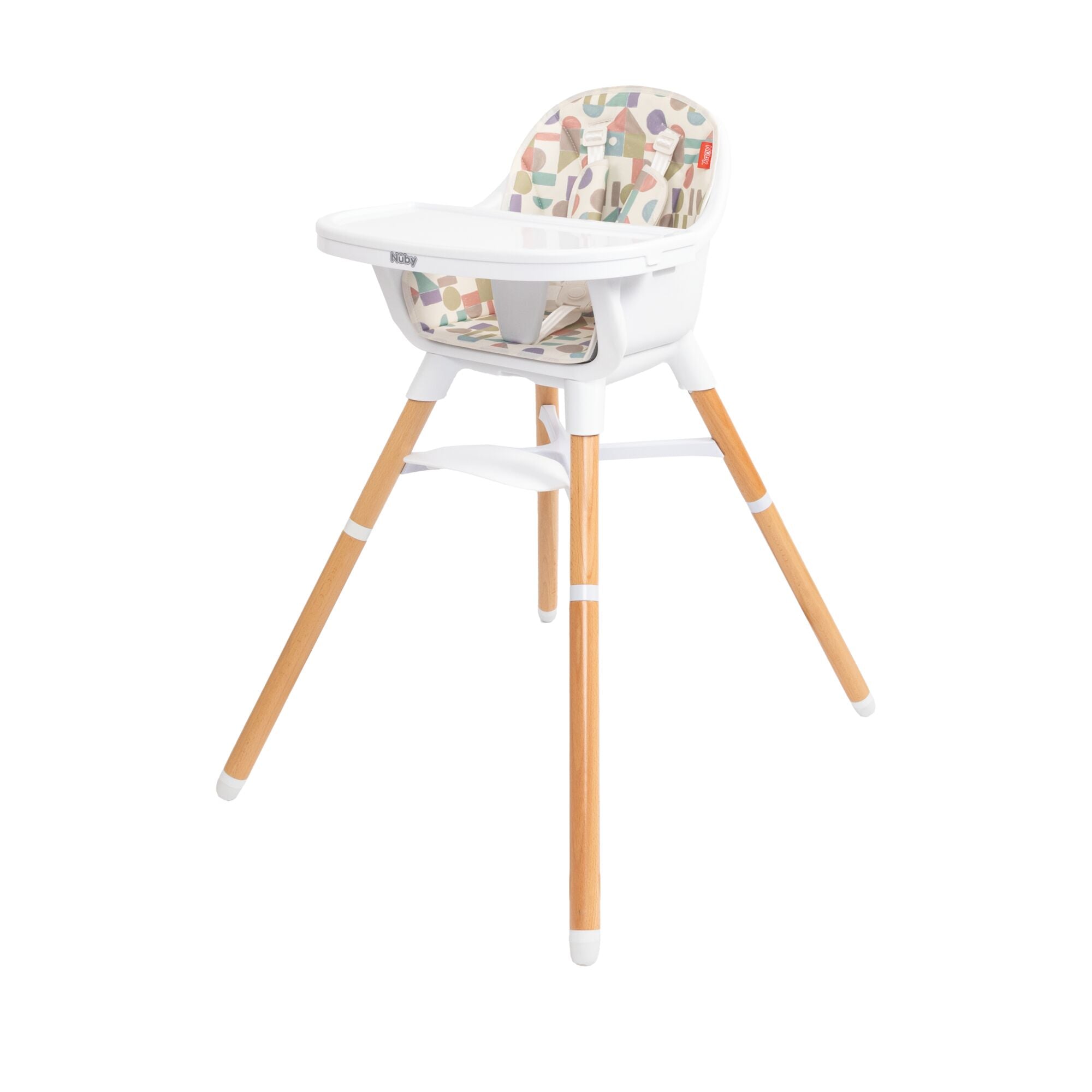 4-in-1 Multi-Use High Chair | White Geometrics #198AL