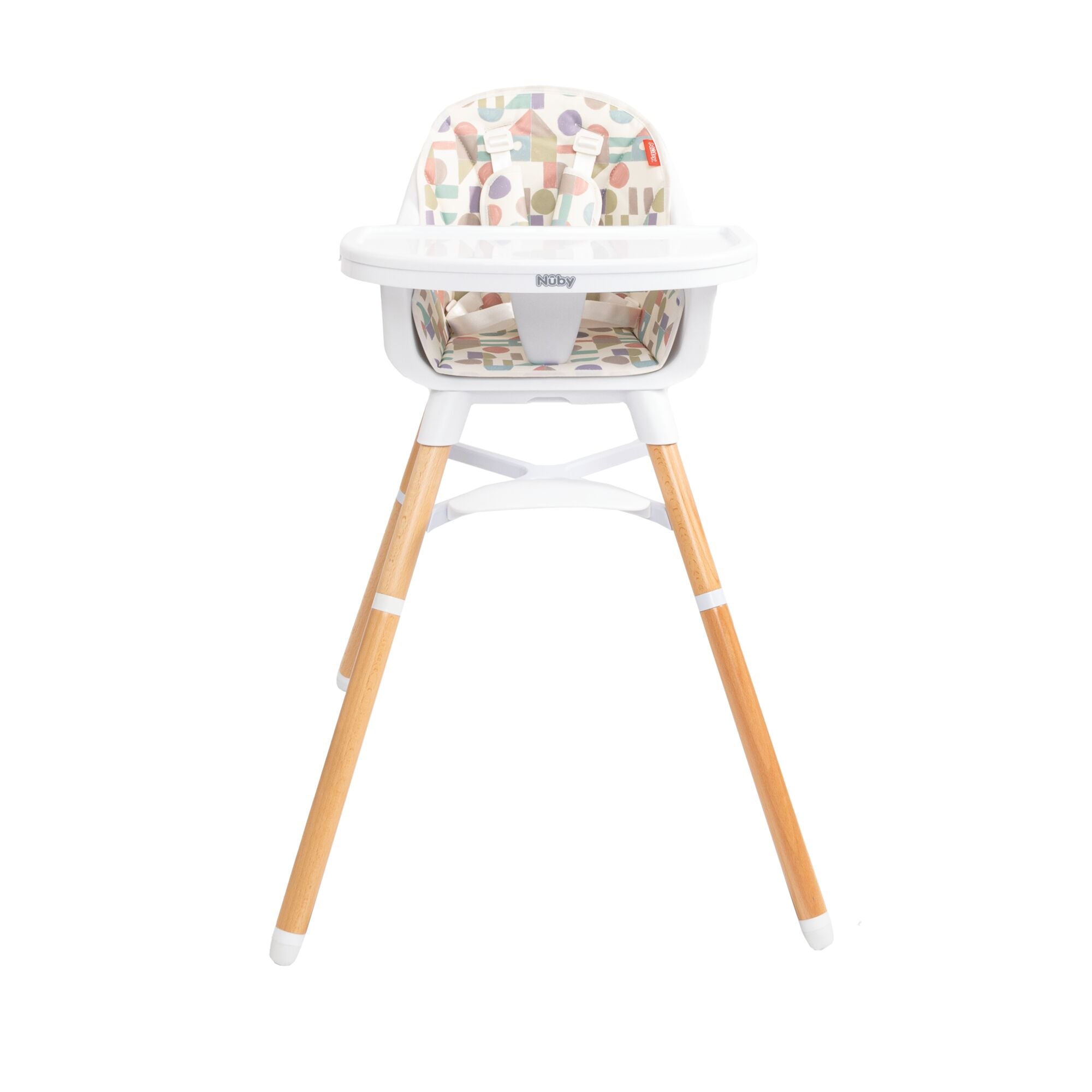 4-in-1 Multi-Use High Chair | White Geometrics #198AL