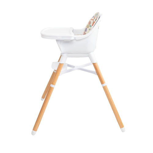 4-in-1 Multi-Use High Chair | White Geometrics #198AL