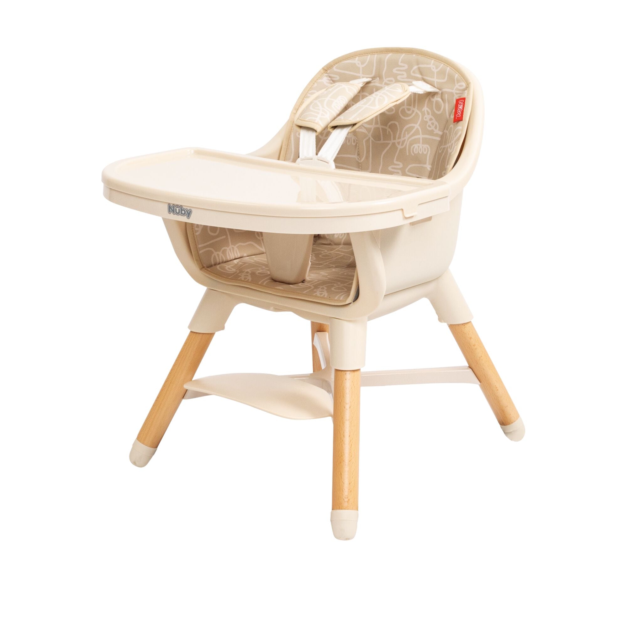4-in-1 Multi-Use High Chair | Beige Lines #2008T