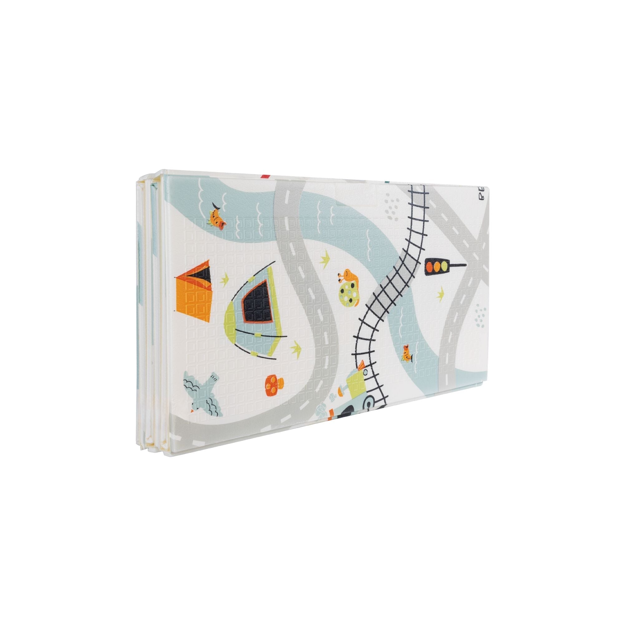 Reversible Floor Mat | Cars & Roads #098M6