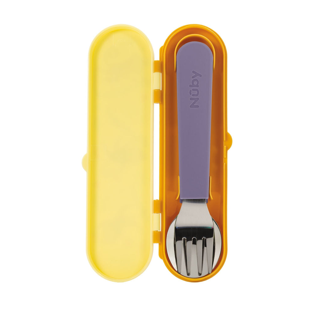 Stainless Steel Toddler Utensil Set | Monkey #005G0