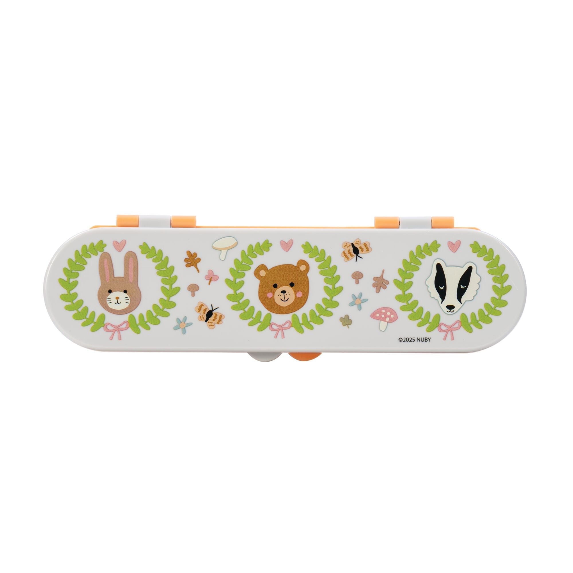 Stainless Steel Toddler Utensil Set | Forest Animals #008B1