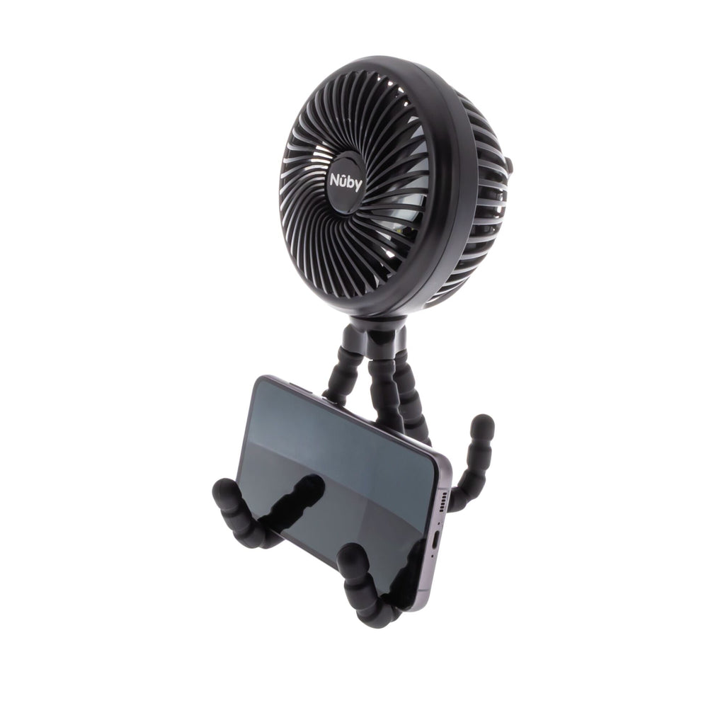 Large LED Stroller Fan | Black #169OB