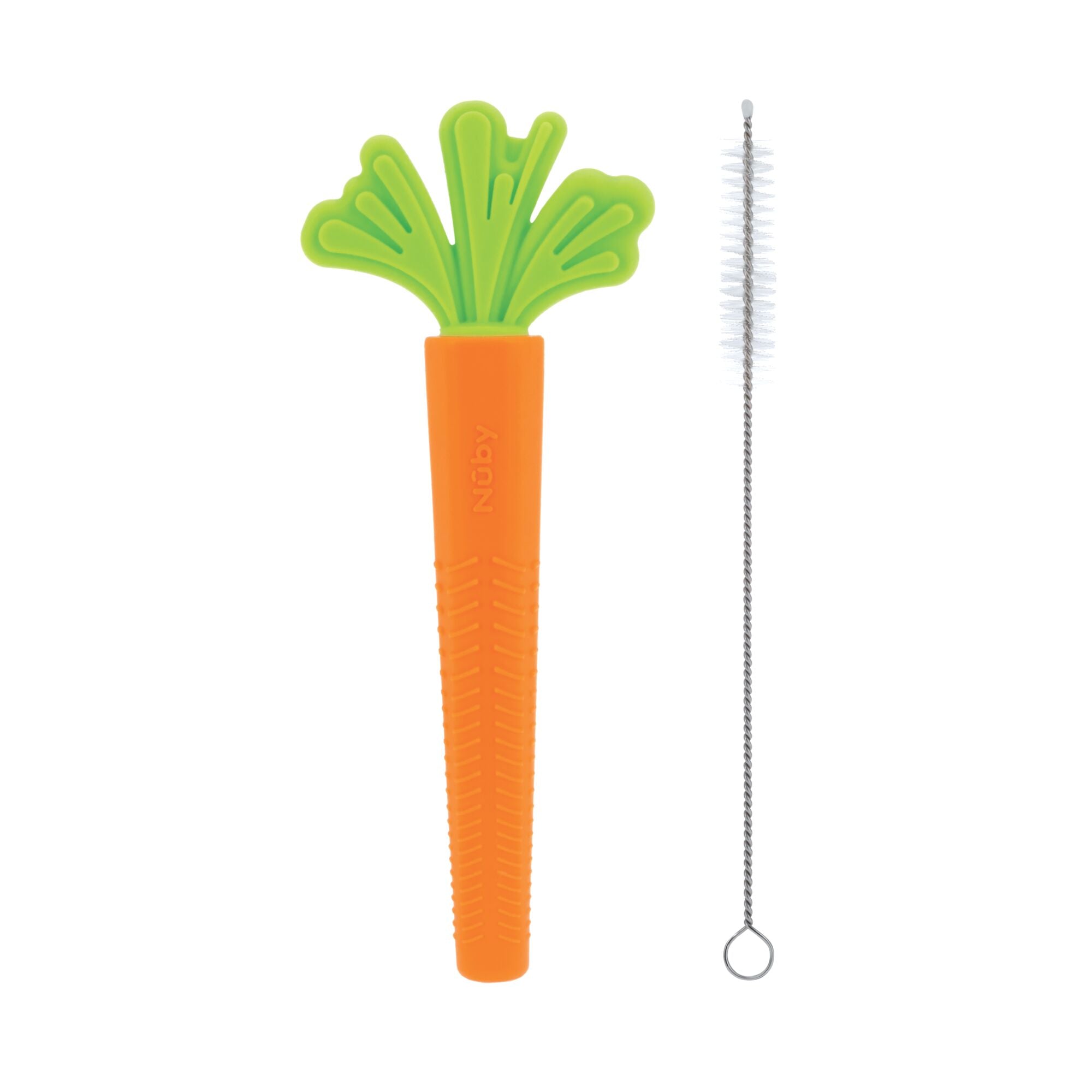 Silicone Carrot Tube Teether #082WJ