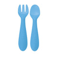 Silicone Easy Grip Fork and Spoon Set #0771I