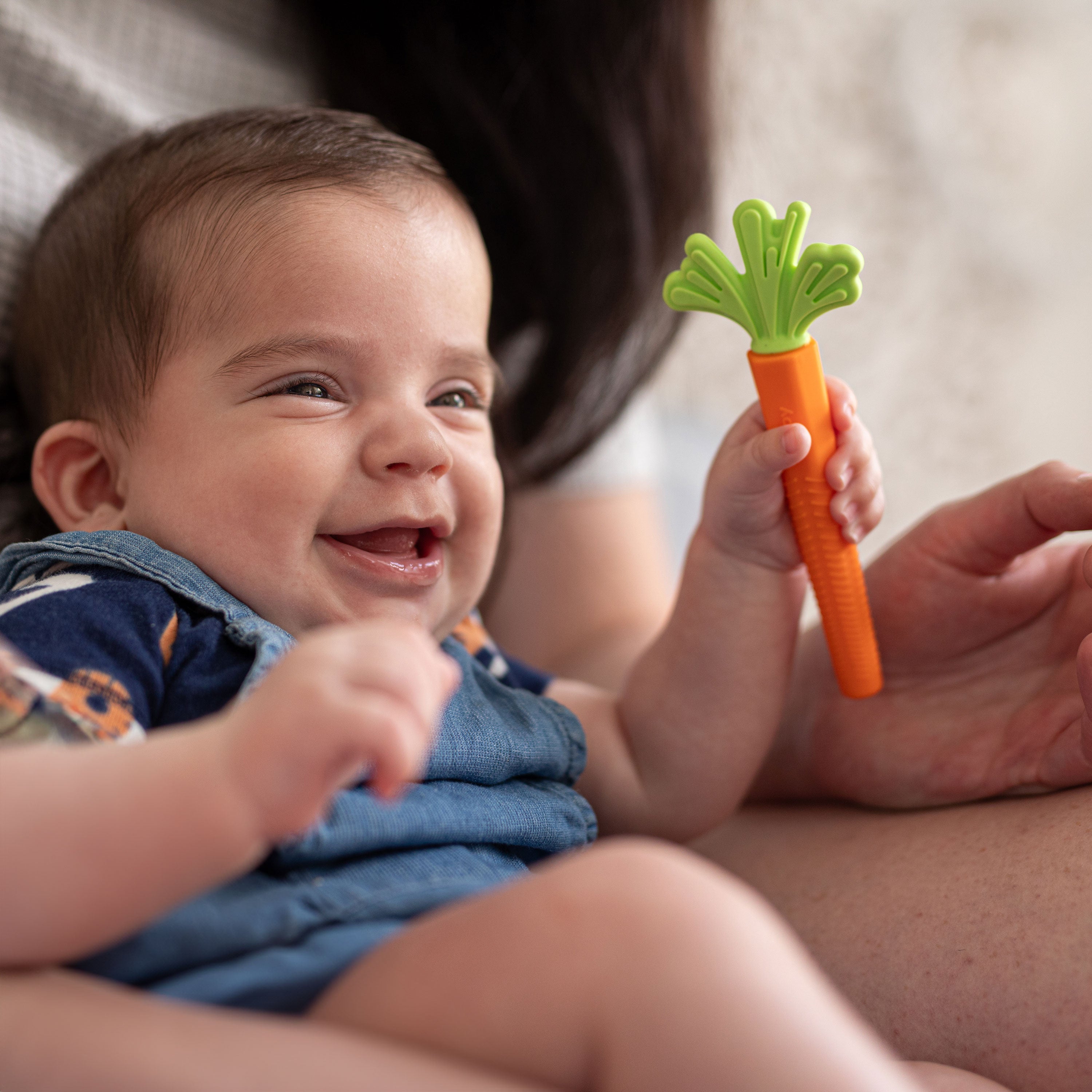Silicone Carrot Tube Teether #082WJ