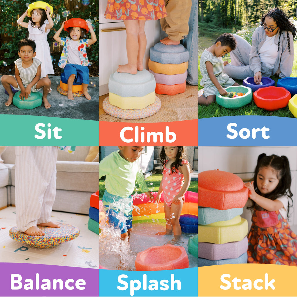 StepPebbles and FREE Balance Board | Pastel #220TH