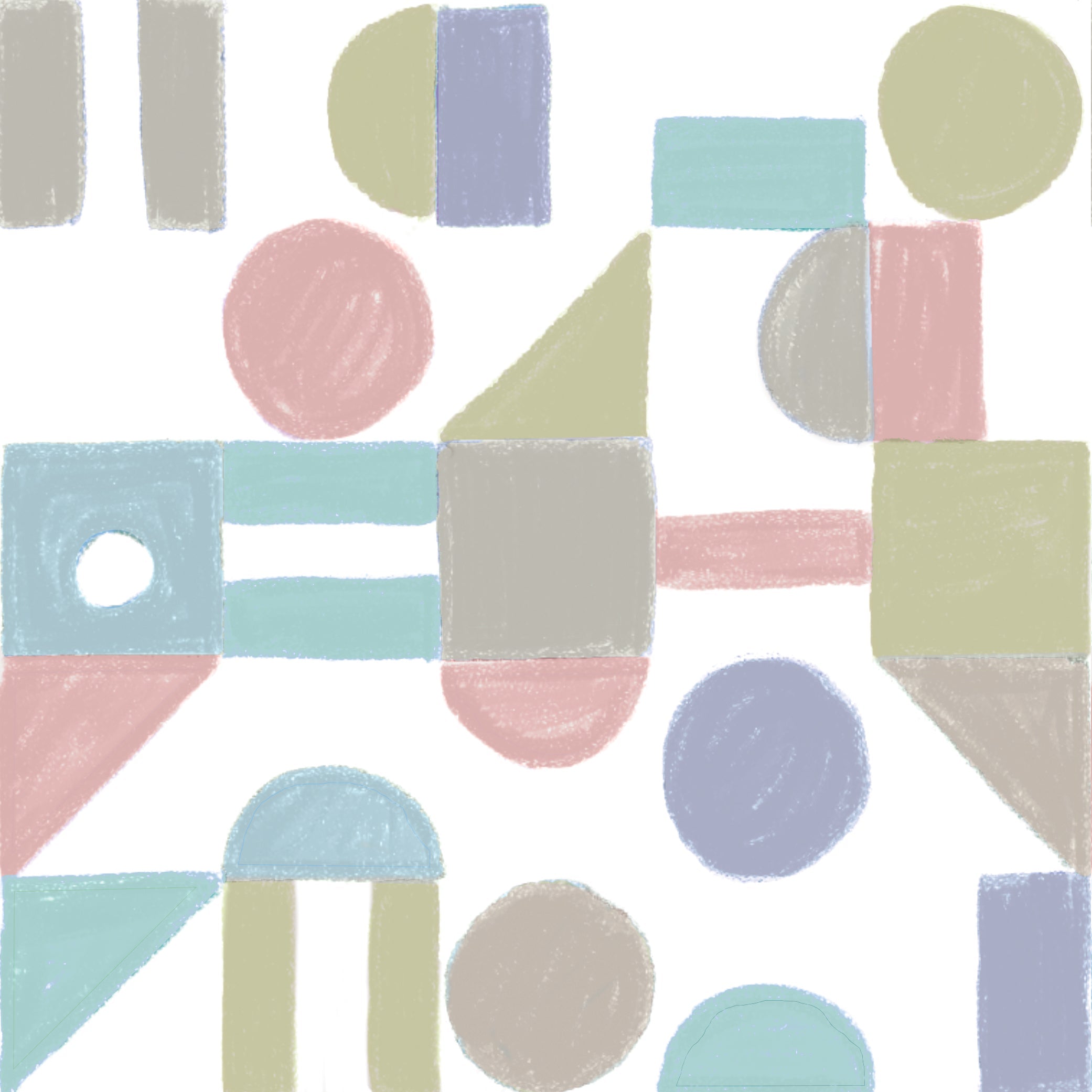 4-in-1 Multi-Use High Chair | White Geometrics #198AL